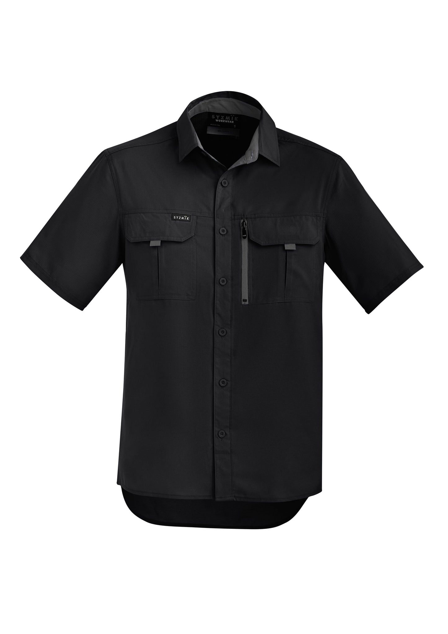 SYZMIK Mens Outdoor Short Sleeve Shirt ZW465