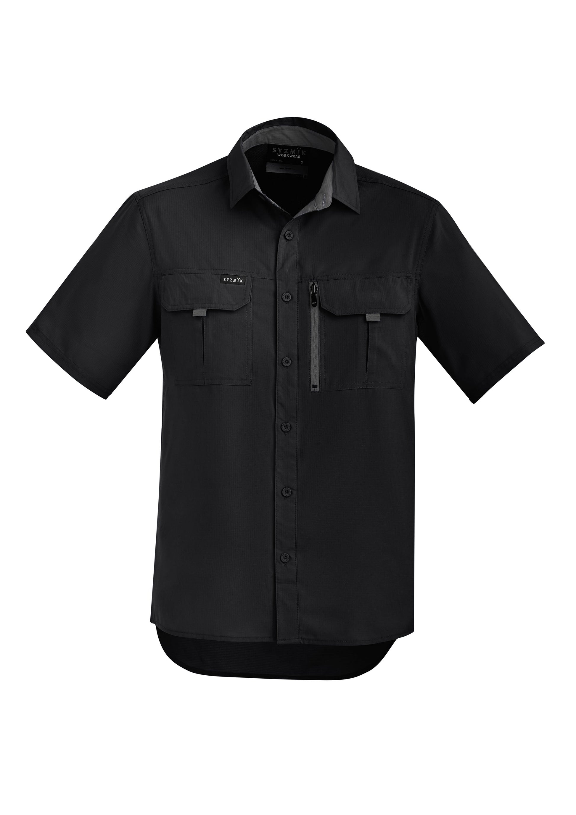 SYZMIK Mens Outdoor Short Sleeve Shirt ZW465