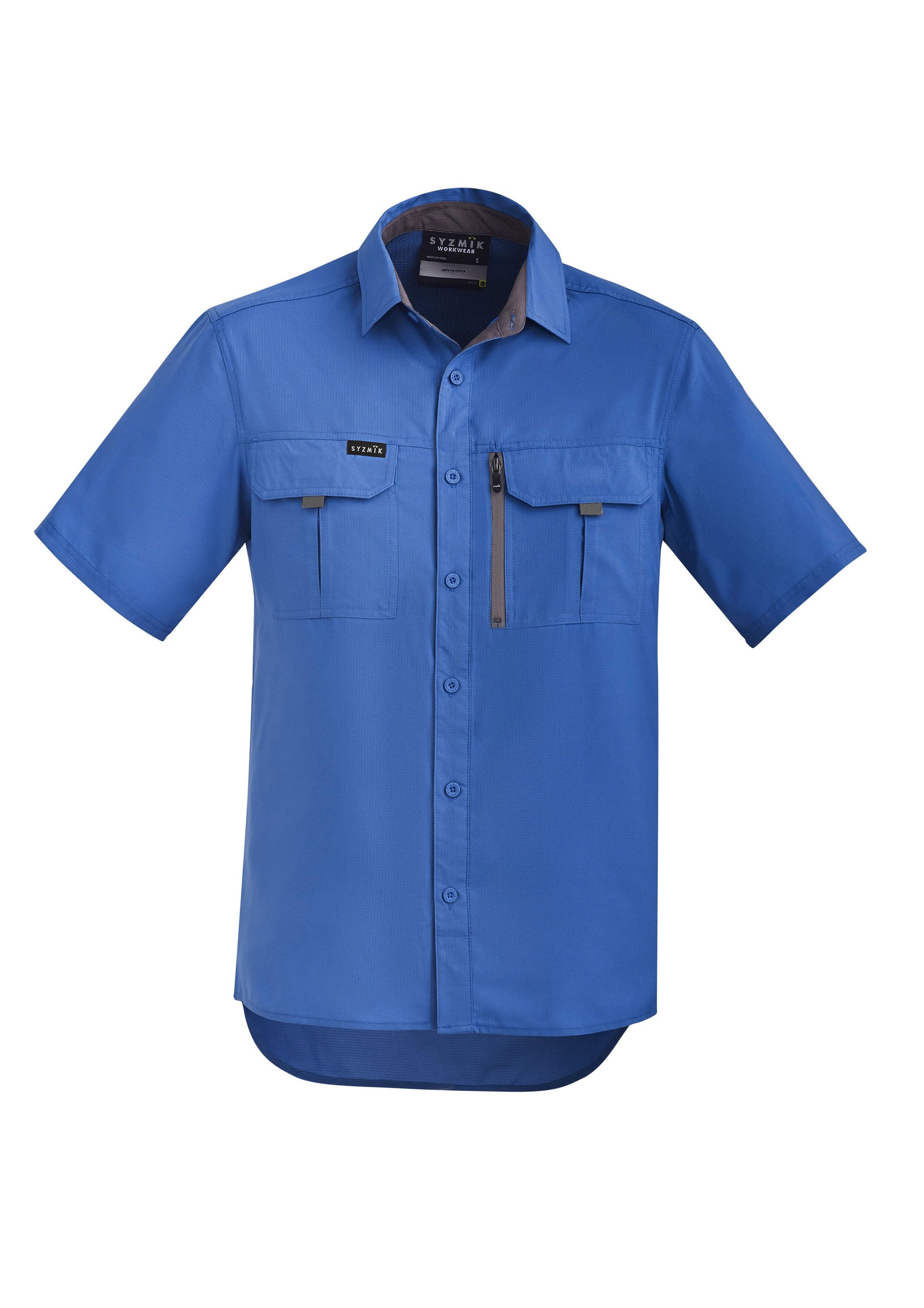 SYZMIK Mens Outdoor Short Sleeve Shirt ZW465