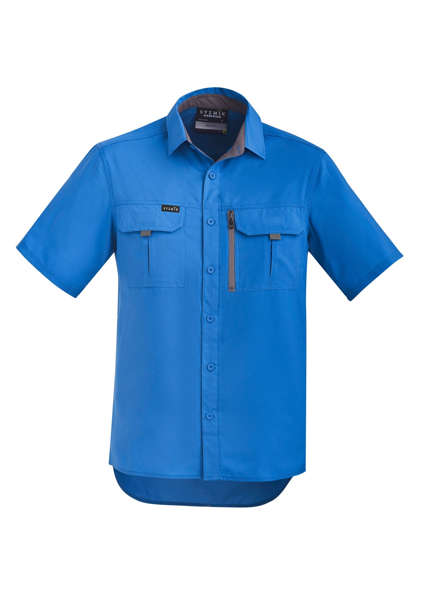 SYZMIK Mens Outdoor Short Sleeve Shirt ZW465