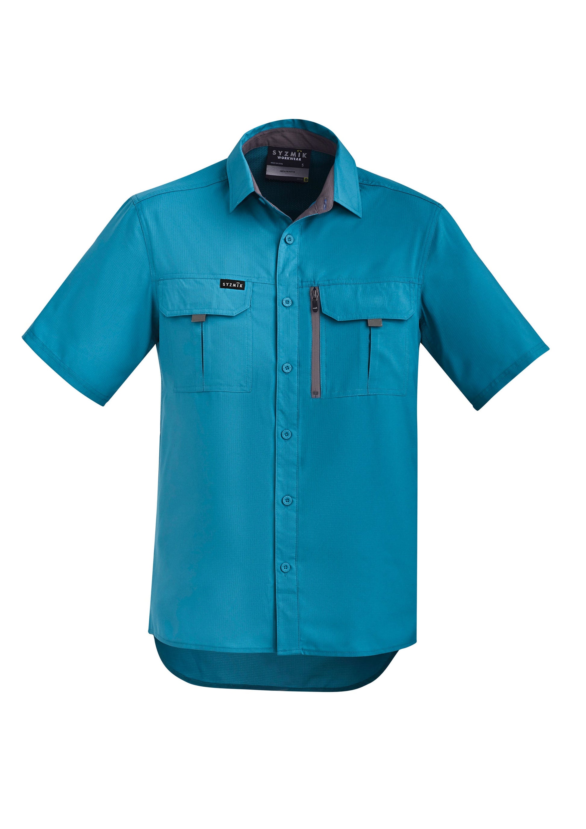 SYZMIK Mens Outdoor Short Sleeve Shirt ZW465