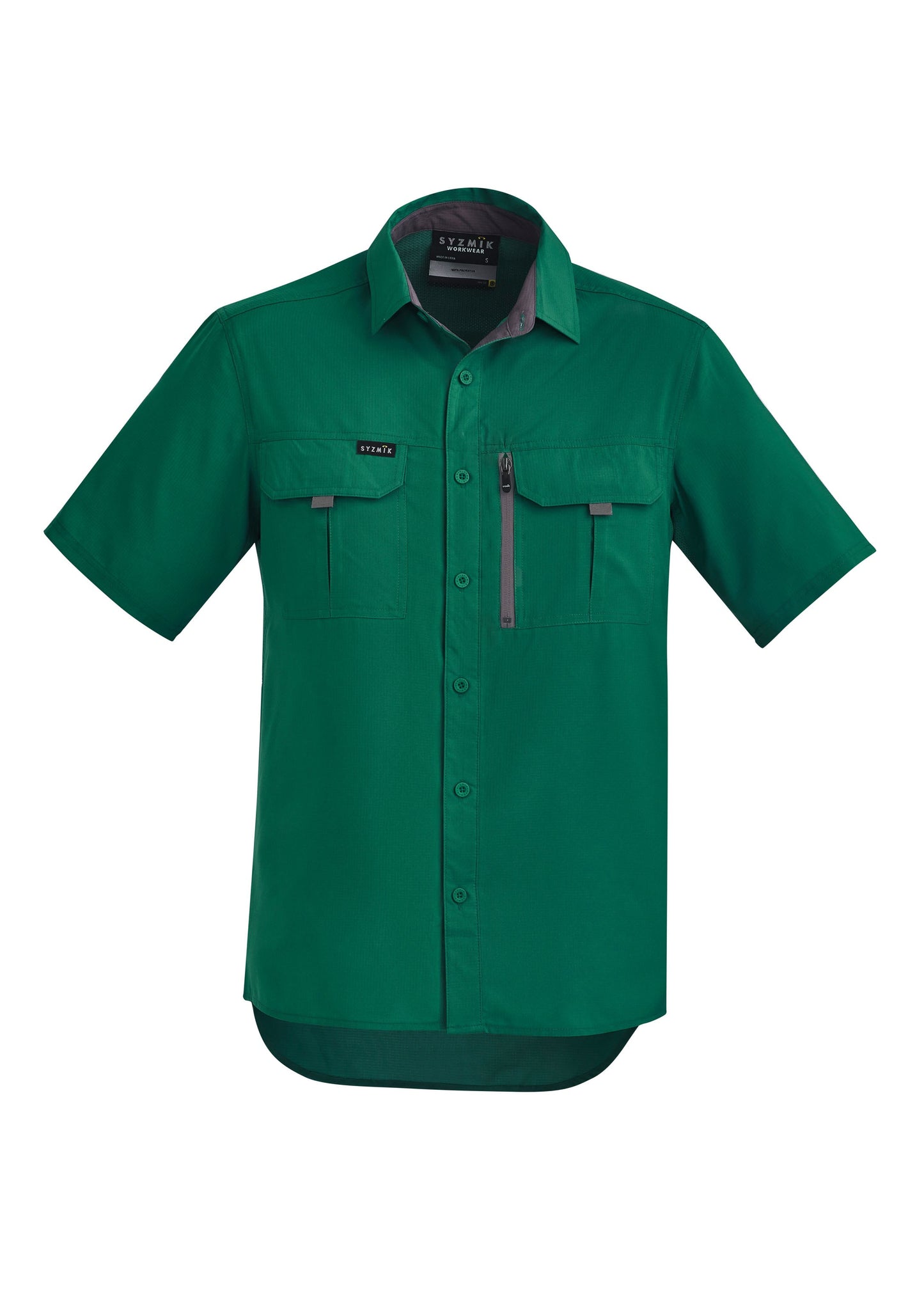 SYZMIK Mens Outdoor Short Sleeve Shirt ZW465