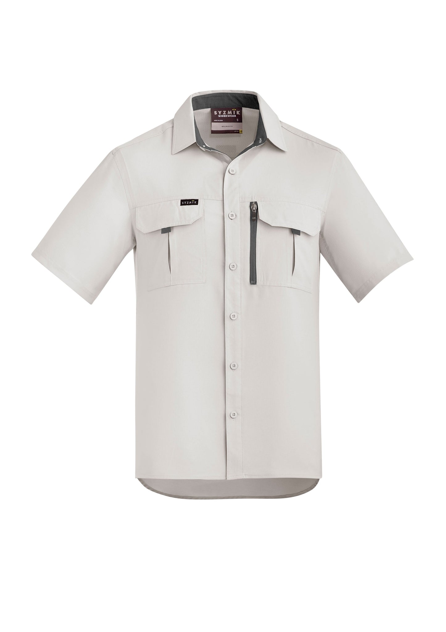 SYZMIK Mens Outdoor Short Sleeve Shirt ZW465
