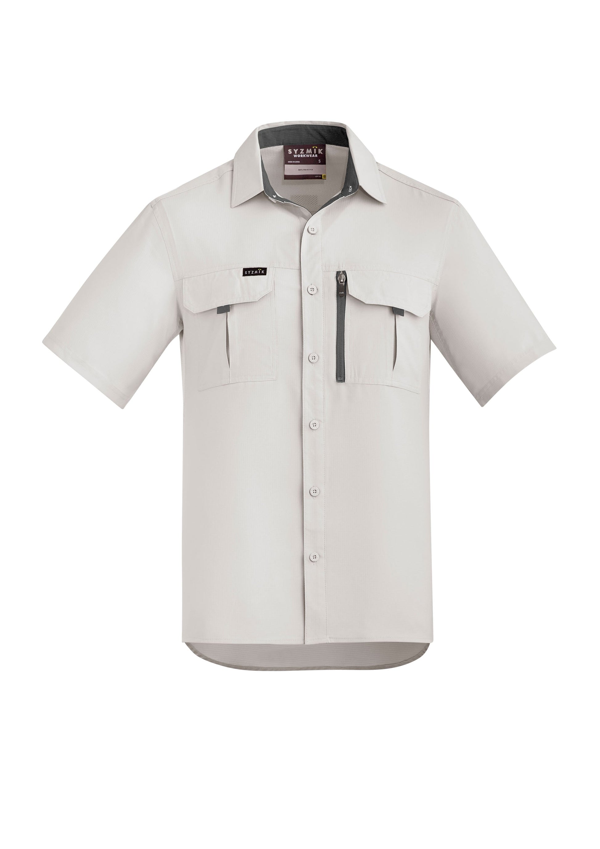 SYZMIK Mens Outdoor Short Sleeve Shirt ZW465
