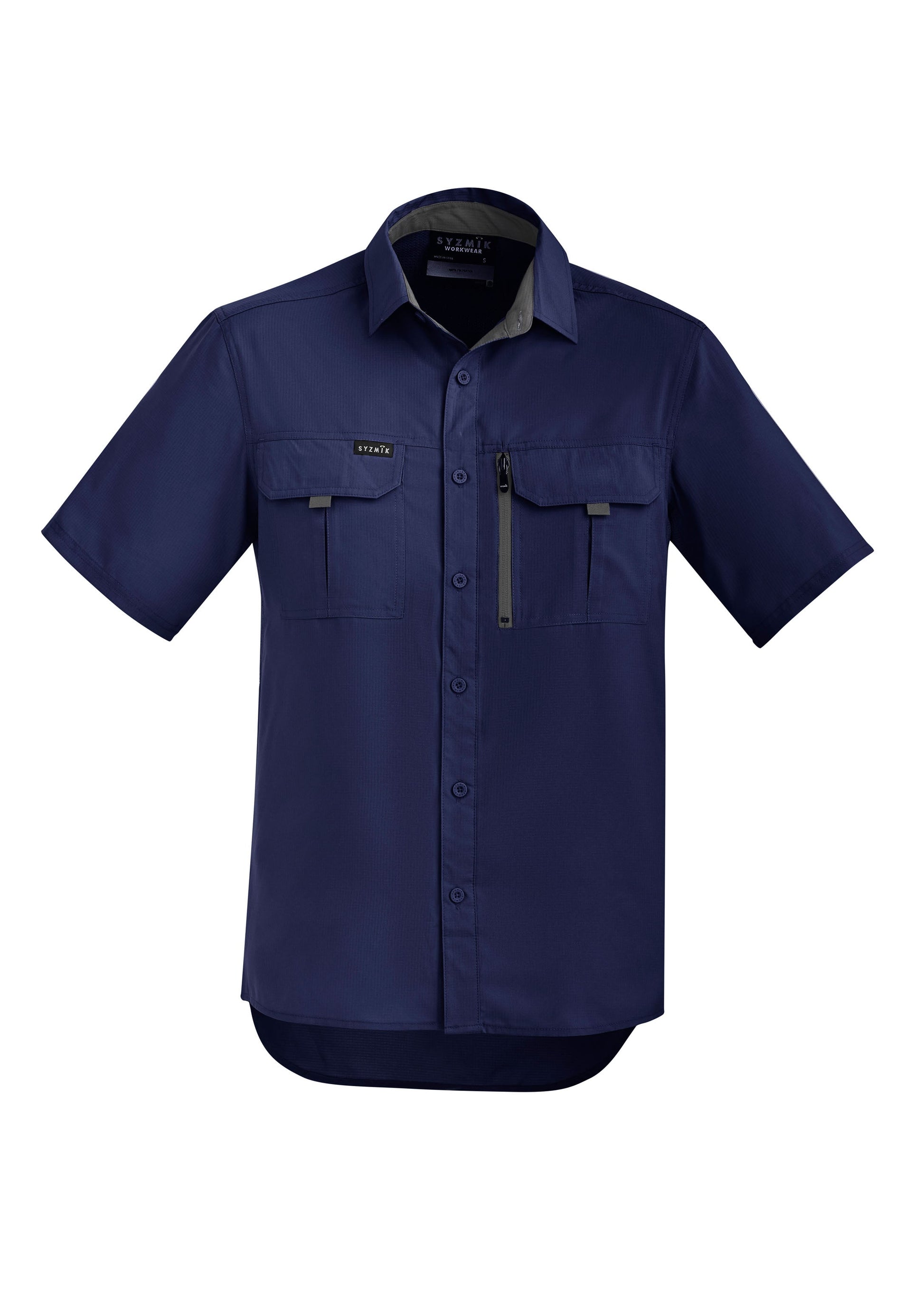 SYZMIK Mens Outdoor Short Sleeve Shirt ZW465