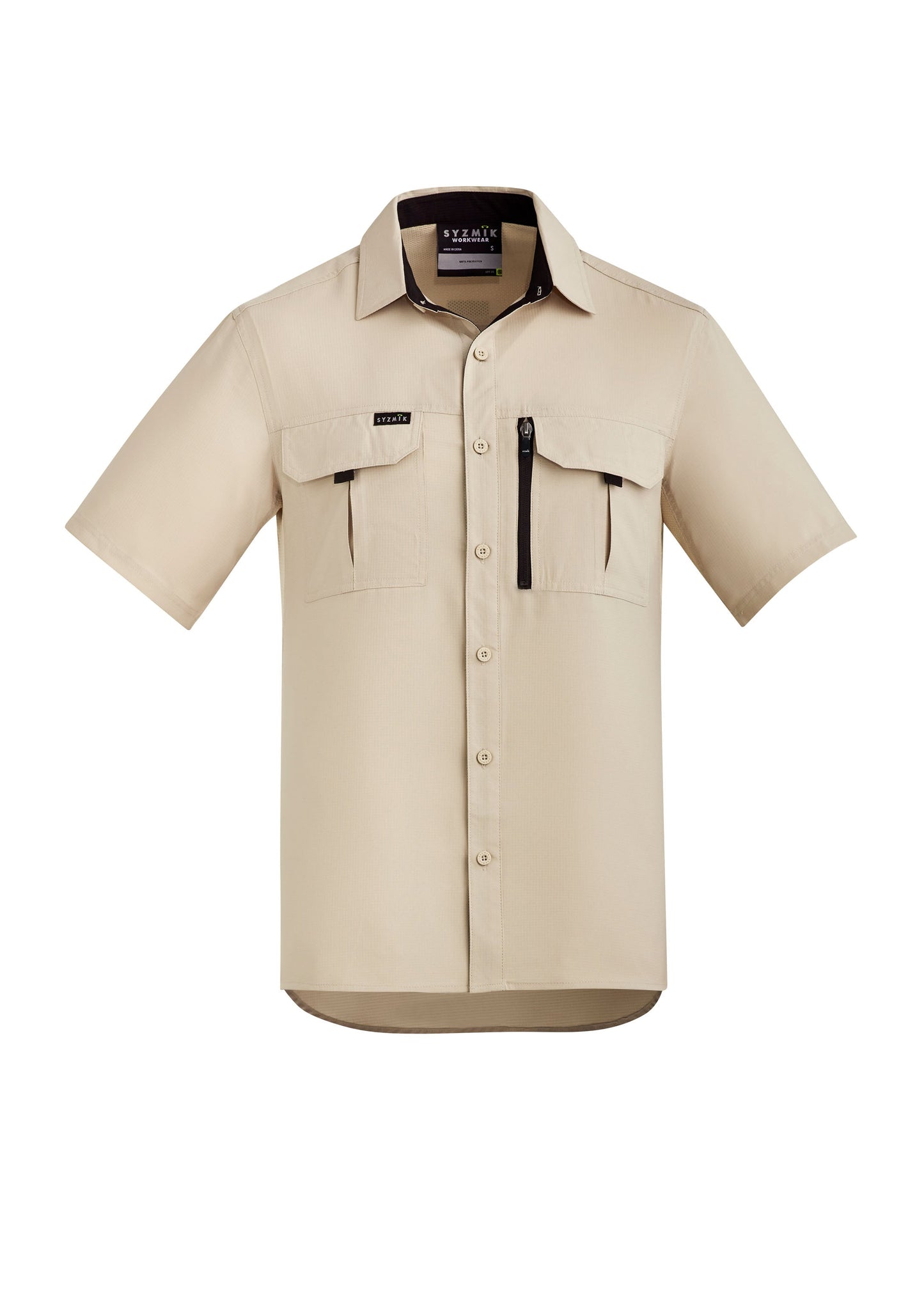 SYZMIK Mens Outdoor Short Sleeve Shirt ZW465