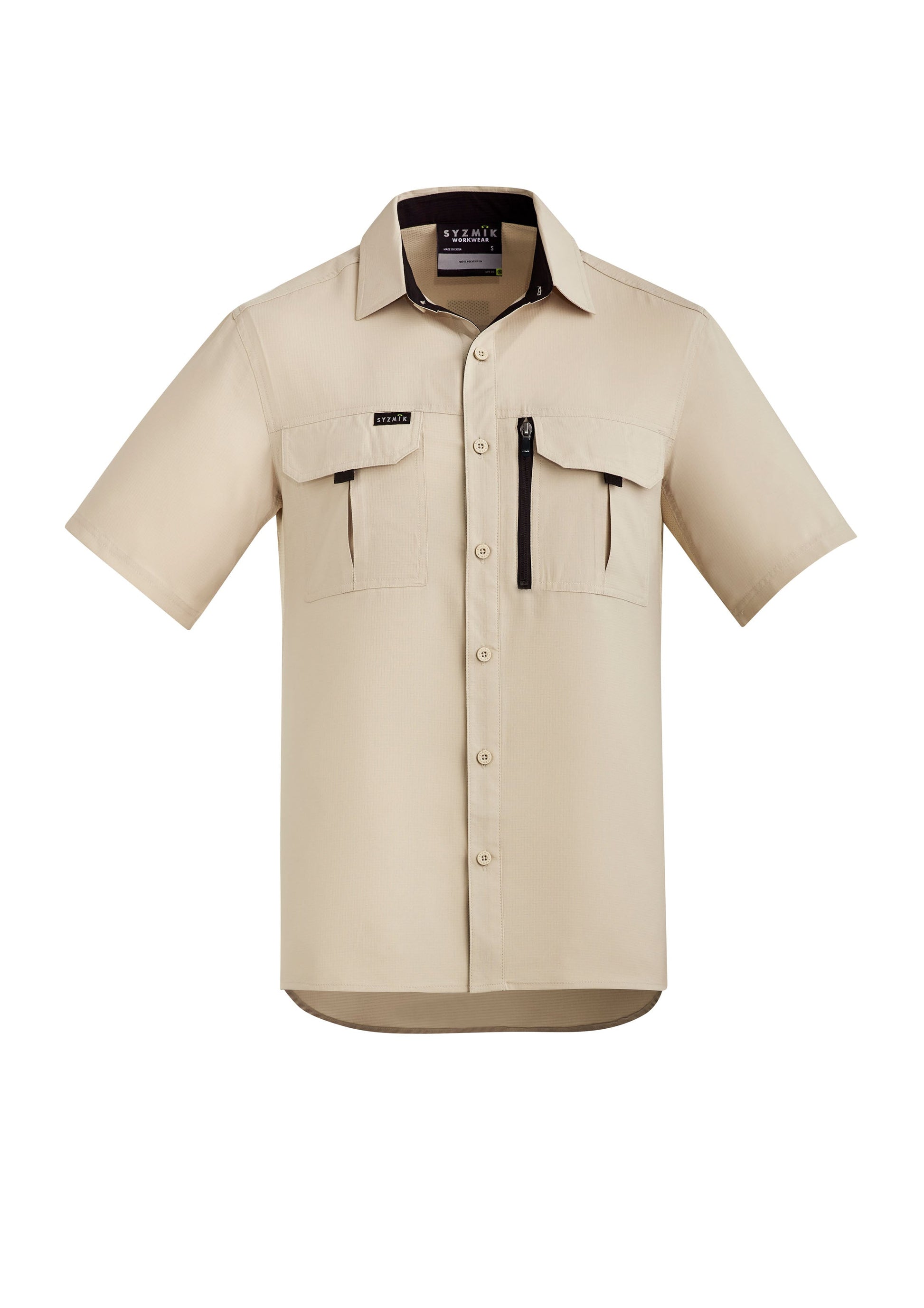SYZMIK Mens Outdoor Short Sleeve Shirt ZW465