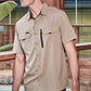 SYZMIK Mens Outdoor Short Sleeve Shirt ZW465