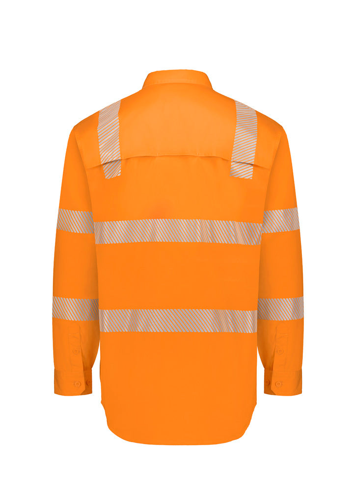 SYZMIK Mens VIC Rail Shirt - Segmented Tape ZW682