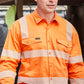 SYZMIK Mens VIC Rail Shirt - Segmented Tape ZW682