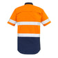 SYZMIK Mens Rugged Cooling Hi Vis Taped Short Sleeve Shirt ZW835