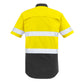 SYZMIK Mens Rugged Cooling Hi Vis Taped Short Sleeve Shirt ZW835