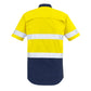 SYZMIK Mens Rugged Cooling Hi Vis Taped Short Sleeve Shirt ZW835