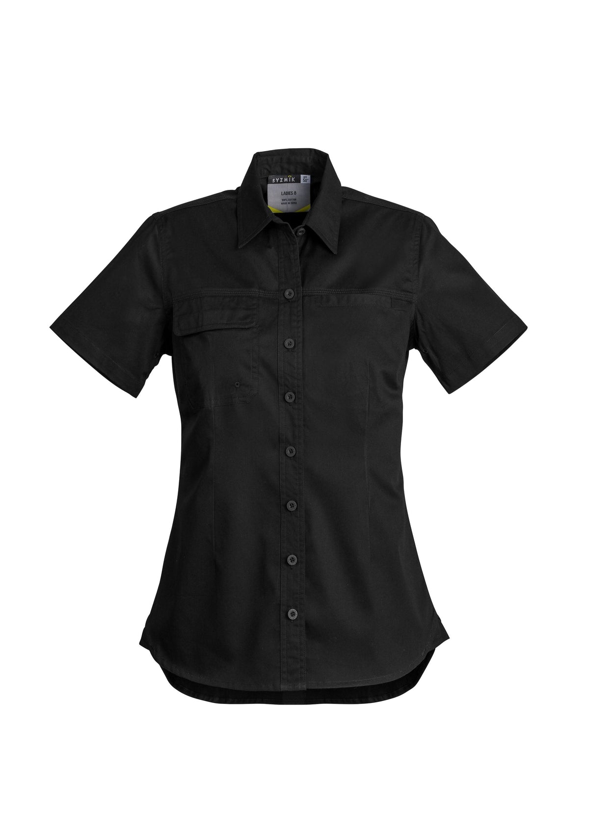 SYZMIK Womens Lightweight Tradie Short Sleeve Shirt ZWL120