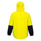 MH317 - Hi-Vis Water Repellent Contrast Zipped Class D Hoodie