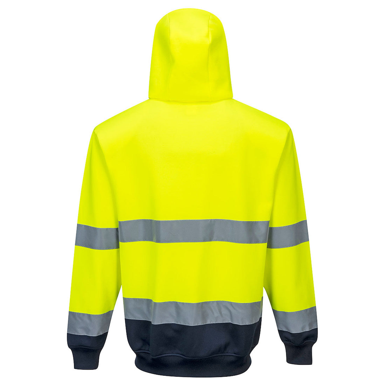 B317 - Hi-Vis Two-Tone Zipped Hoody